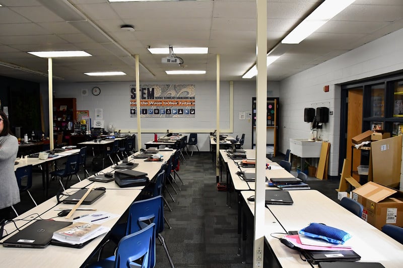 Current science and technology classroom