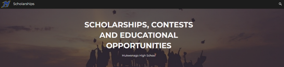MHS Scholarship Page Banner